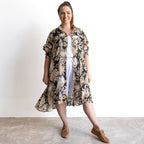 Stepping Out Long Cotton Shirt - Paisley Nouveau