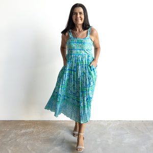 Strappy Midi Sundress by Orientique Australia - Montevideo - 10071