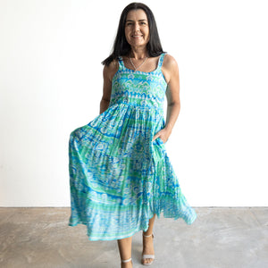 Strappy Midi Sundress by Orientique Australia - Montevideo - 10071