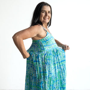Strappy Midi Sundress by Orientique Australia - Montevideo - 10071