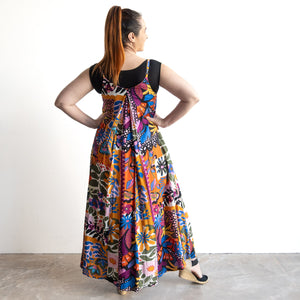 Strappy Trapeze Maxi Dress by Orientique Australia - Salvador - 81325