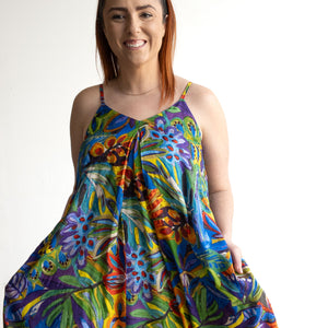 Strappy Trapeze Maxi Dress by Orientique Australia - Zapallar - 81358