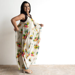 Strappy Trapeze Maxi Dress by Orientique Australia - Guatemala - 30168