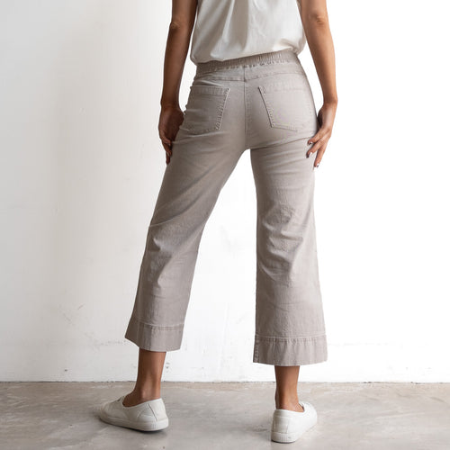 Stretch Denim Cuff Pant by Cafe Latte - Enzyme Wash
