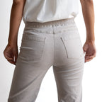 Stretch Denim Cuff Pant by Cafe Latte - Enzyme Wash