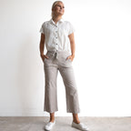 Stretch Denim Cuff Pant by Cafe Latte - Enzyme Wash