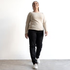 Stretch Denim Pants by Cafe Latte in Classic Colours