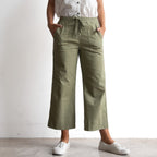 Stretch Denim Cuff Pants by Cafe Latte in Classic Colours