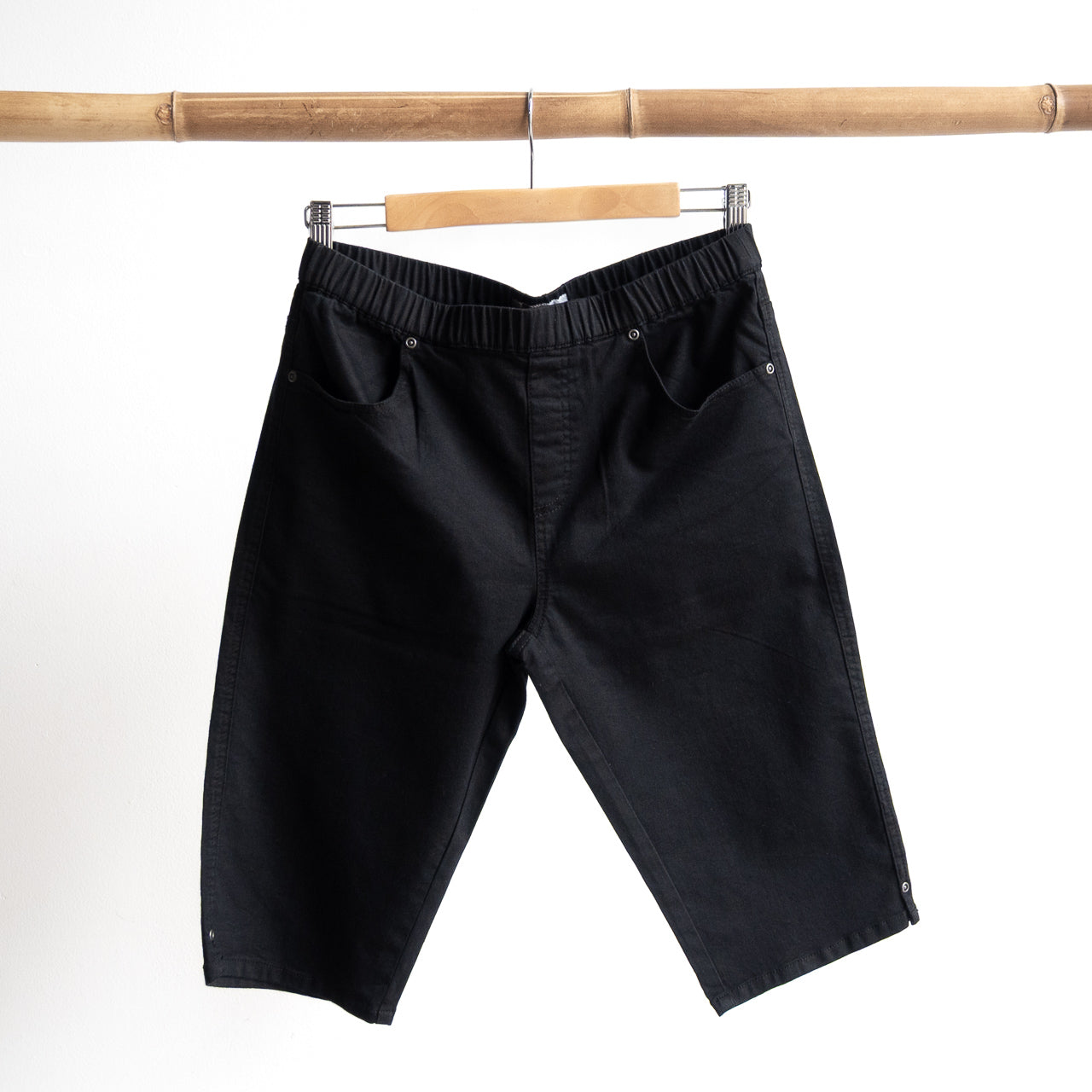 Stretch Denim Shorts by Cafe Latte in Classic Colours