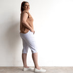 Stretch Denim Shorts by Cafe Latte in Classic Colours