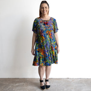 Summer Breeze Smock Dress by Orientique Australia - Zapallar - 81361