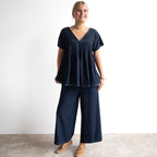 Summer Denim Culotte Pant