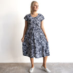 Sweet Bias Dress - Cassis - 40345