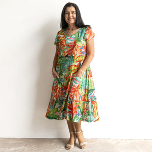 Sweet Bias Dress by Orientique Australia - Ecuador - 40214