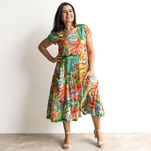 Sweet Bias Dress by Orientique Australia - Ecuador - 40214