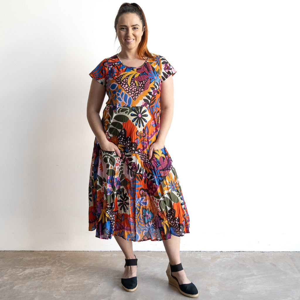 Sweet Bias Dress by Orientique Australia - Salvador - 81322