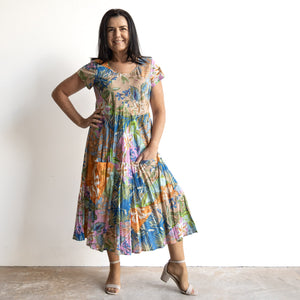 Sweet Bias Dress by Orientique Australia - Miramar - 81345