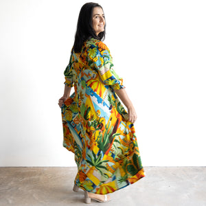 Swinging Midi Dress by Orientique Australia - Guatemala - 30169