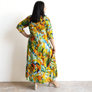 Swinging Midi Dress by Orientique Australia - Guatemala - 30169