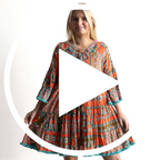 <div style="padding:100% 0 0 0;position:relative;"><iframe src="https://player.vimeo.com/video/1220969922?badge=0&amp;autopause=0&amp;player_id=0&amp;app_id=58479&amp;autoplay=1&amp;muted=1&amp;loop=1" frameborder="0" allow="autoplay; fullscreen; picture-in-picture; clipboard-write; encrypted-media; web-share"  style="position:absolute;top:0;left:0;width:100%;height:100%;" title="Tassle Trim Layer Dress - Sibili - 61039"></iframe></div><script src="https://player.vimeo.com/api/player.js"></script>