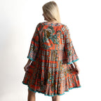 Tassel Trim Layer Dress - Sibili - 61039