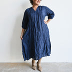 The Wanderer Tunic Dress - NavyBlue KOBOMO