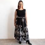 Tie Belt Maxi Skirt by Orientique Australia - Indus - 4541