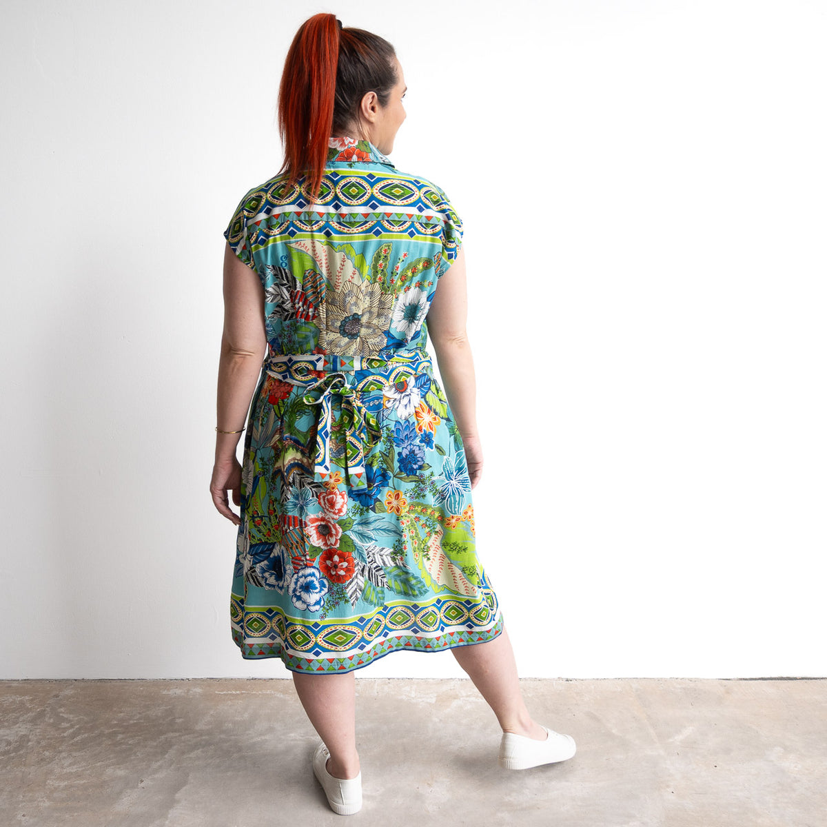 Tie Waist Dress - Camarge - 30273