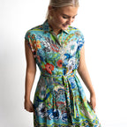 Tie Waist Dress - Camarge - 30273