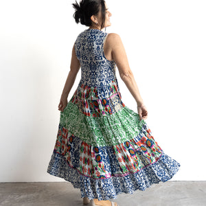 Tiered Midi Dress by Orientique Australia - Buzios - 30211
