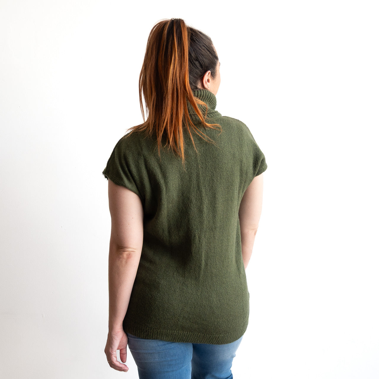 Turtleneck Knit Vest by Escape - 1348