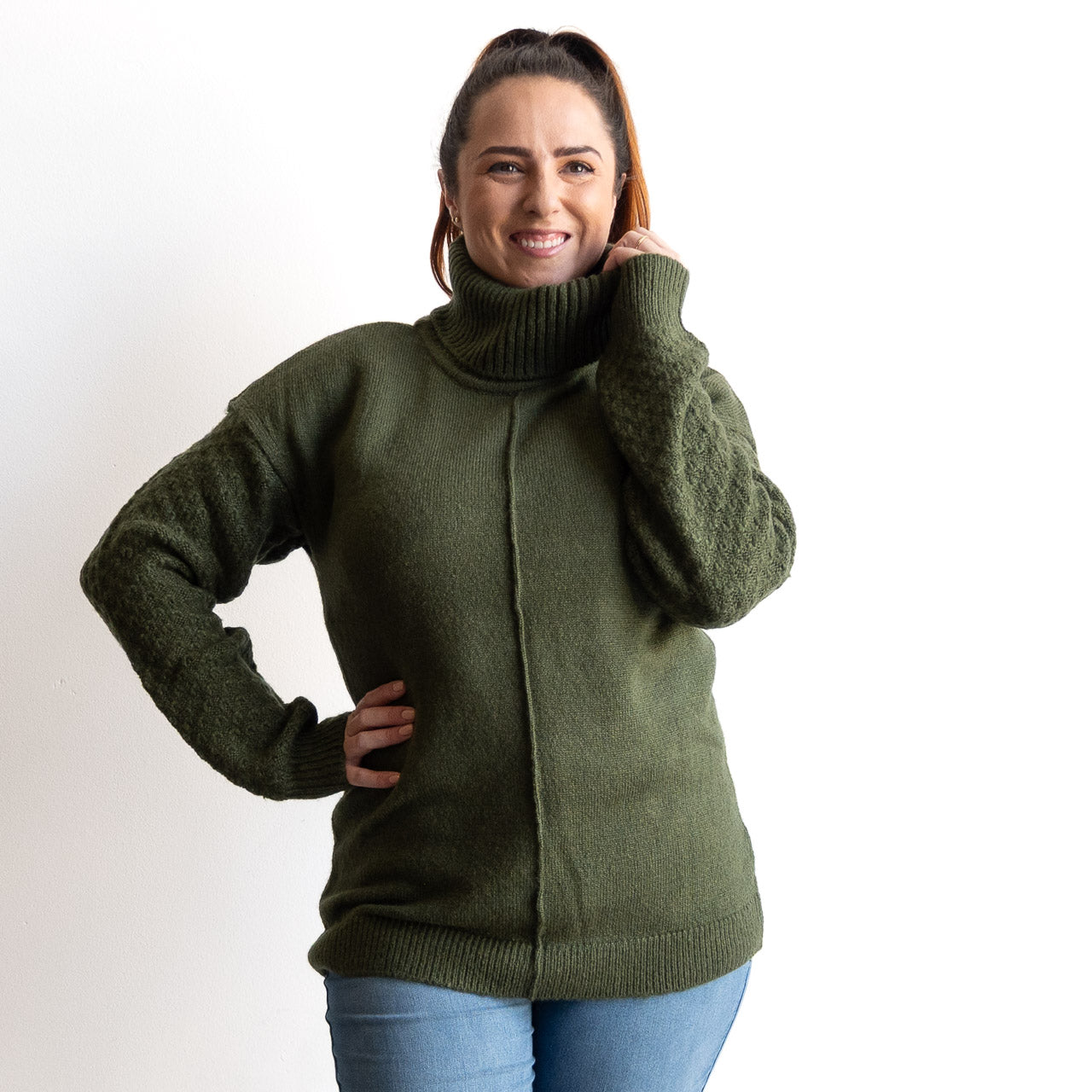 Turtleneck Knit Vest by Escape - 1348