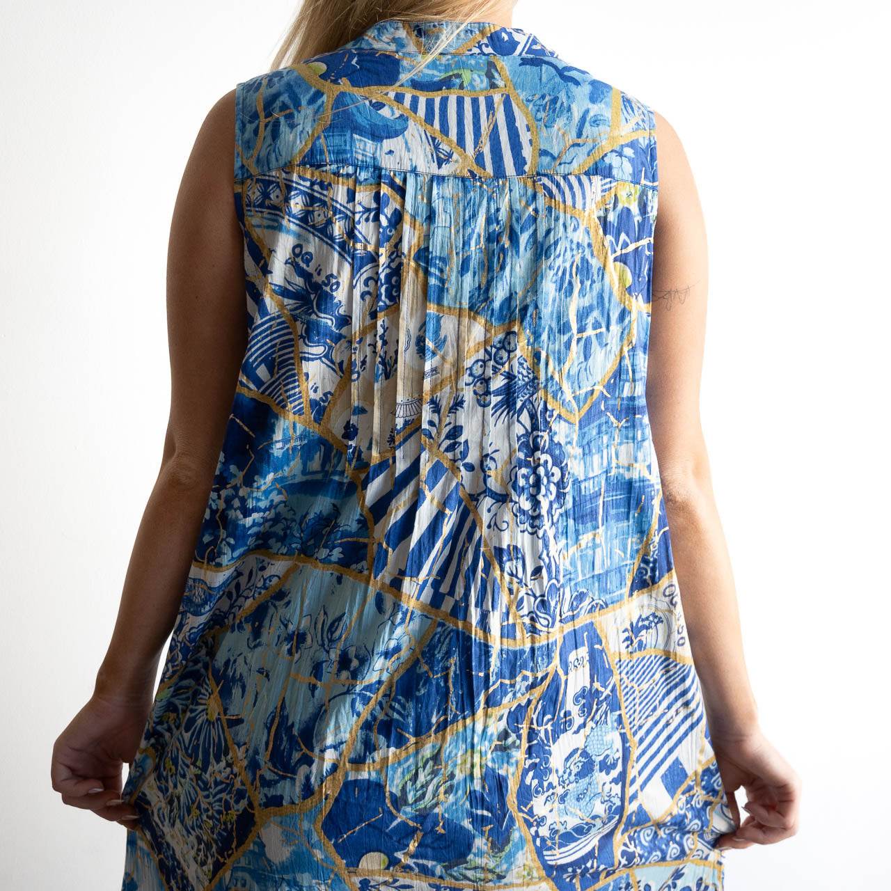 Twist It Pleated Maxi Dress - 50 Years Oriental - 30260