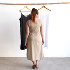 Under Dress - Full Cotton Petticoat Slip - Below-the-Knee