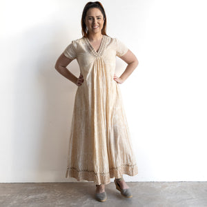 V-neck Midi Dress by Escape - Veronica - 91248