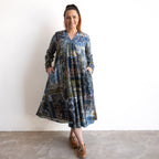 V-neck Midi Dress by Orientique Australia - Isfahan - 31054