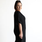 Vee Midi Dress by KOBOMO Bamboo