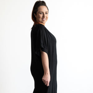 Vee Midi Dress by KOBOMO Bamboo