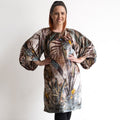 Velvet Balloon Sleeve Dress by Escape - Almasa - 31069