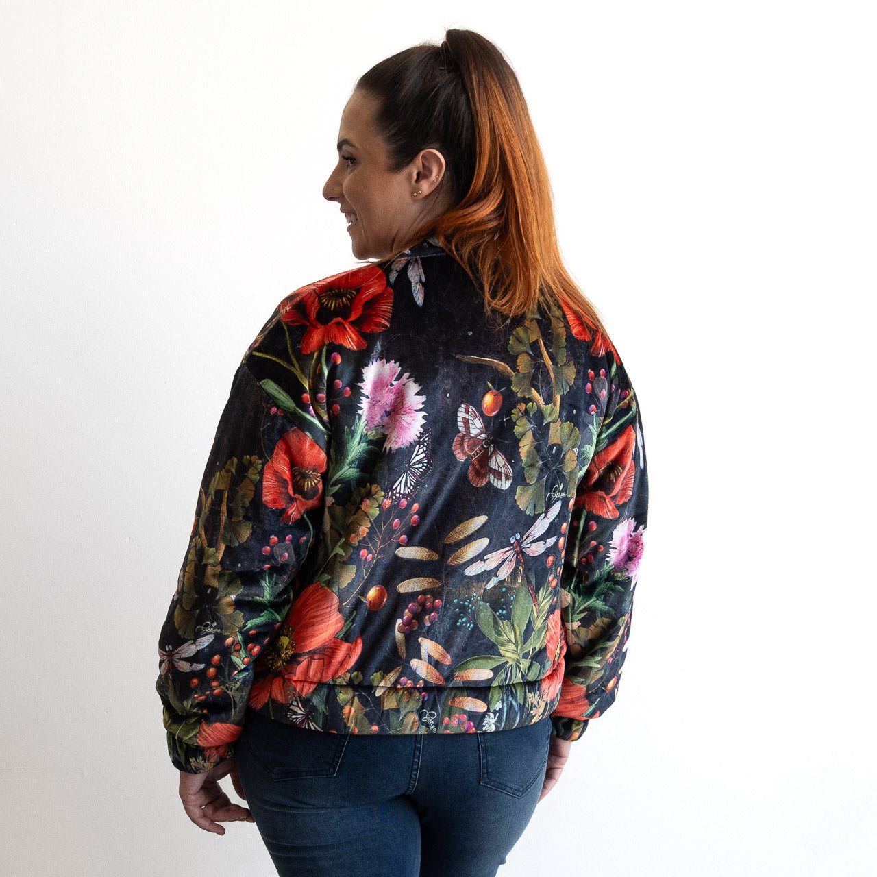 Velvet Bomber Jacket by Escape - Maguana - 62817