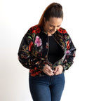 Velvet Bomber Jacket by Escape - Maguana - 62817