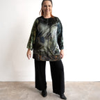 Velvet Tunic by Orientique - Tropical Jungle - 82231