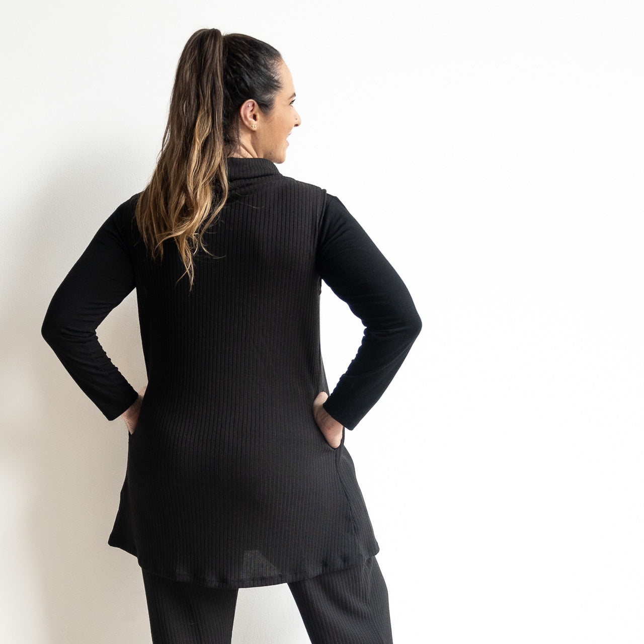 Versa Knit Cowl Tunic by KOBOMO