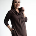 Versa Knit Cowl Tunic by KOBOMO