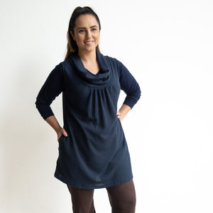 Versa Knit Cowl Tunic by KOBOMO