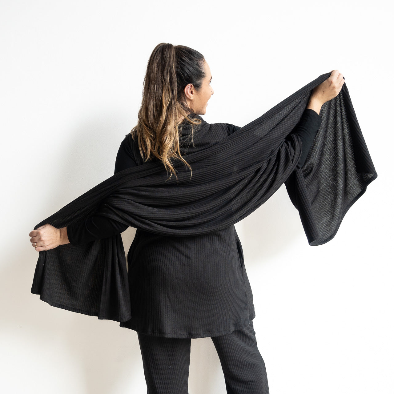 Versa Knit Scarf Wrap by KOBOMO