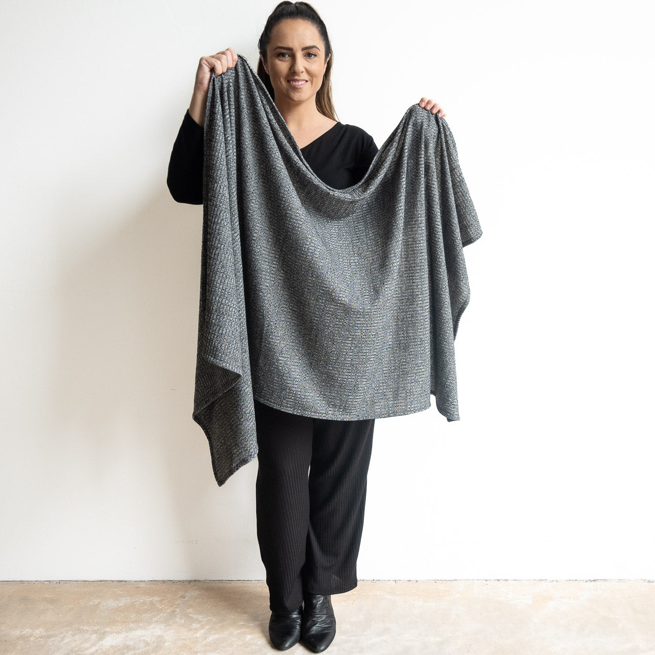 Versa Knit Scarf Wrap by KOBOMO