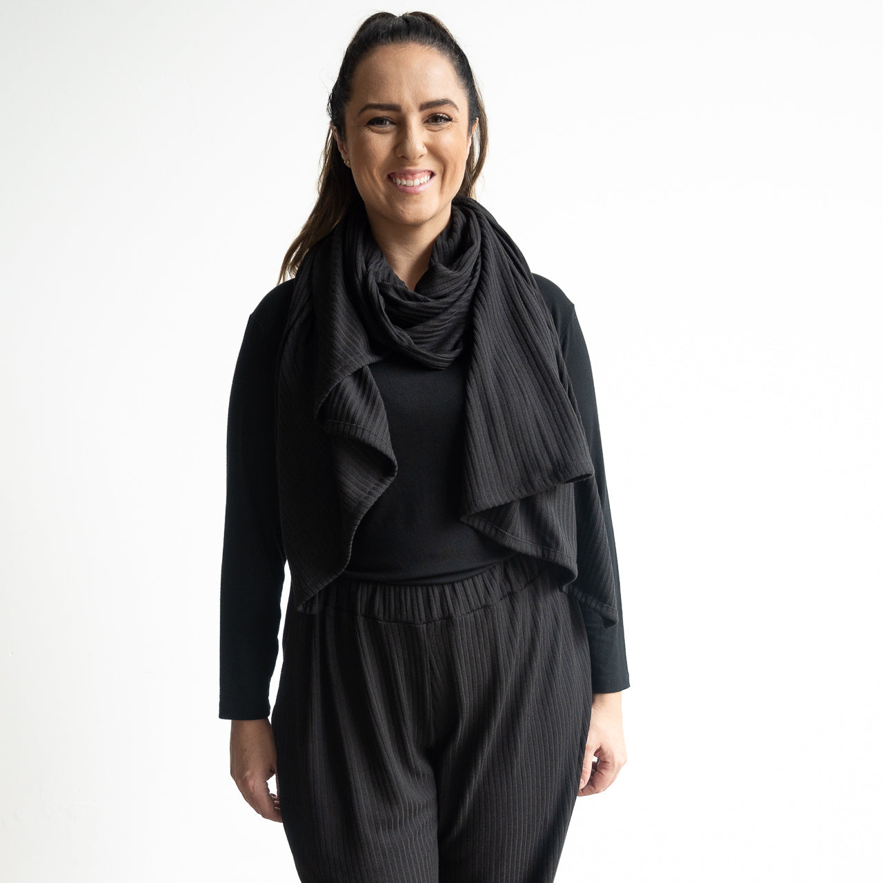 Versa Knit Scarf Wrap by KOBOMO