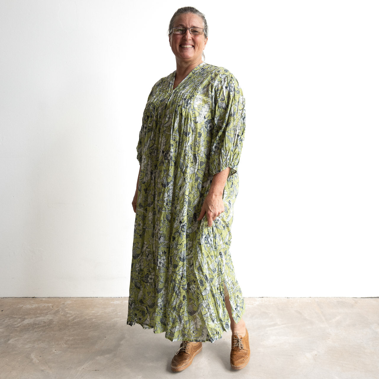 The Wanderer Tunic Dress - Botanical