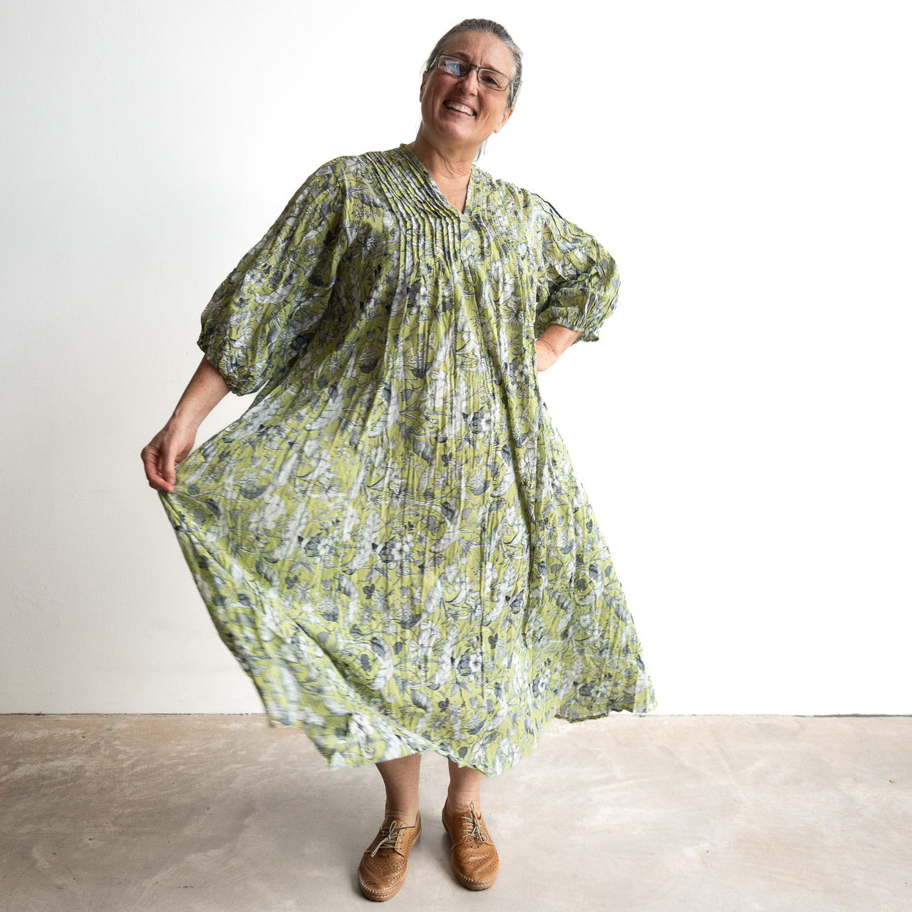 The Wanderer Tunic Dress - Botanical